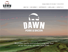 Tablet Screenshot of dawnpork.com